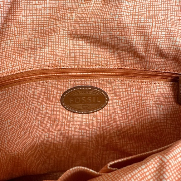 FOSSIL KEYPER CROSSBODY PURSE MULTICOLOR GEOMETRIC BAG ADJUSTABLE SHOULDER STRA… - Picture 4 of 6